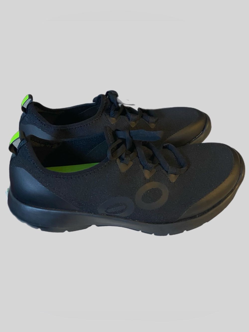 OOFOS Shoes Womens 9.5 Recovery Comfort Lace Up Sneakers Green Insole Casual - Picture 2 of 15